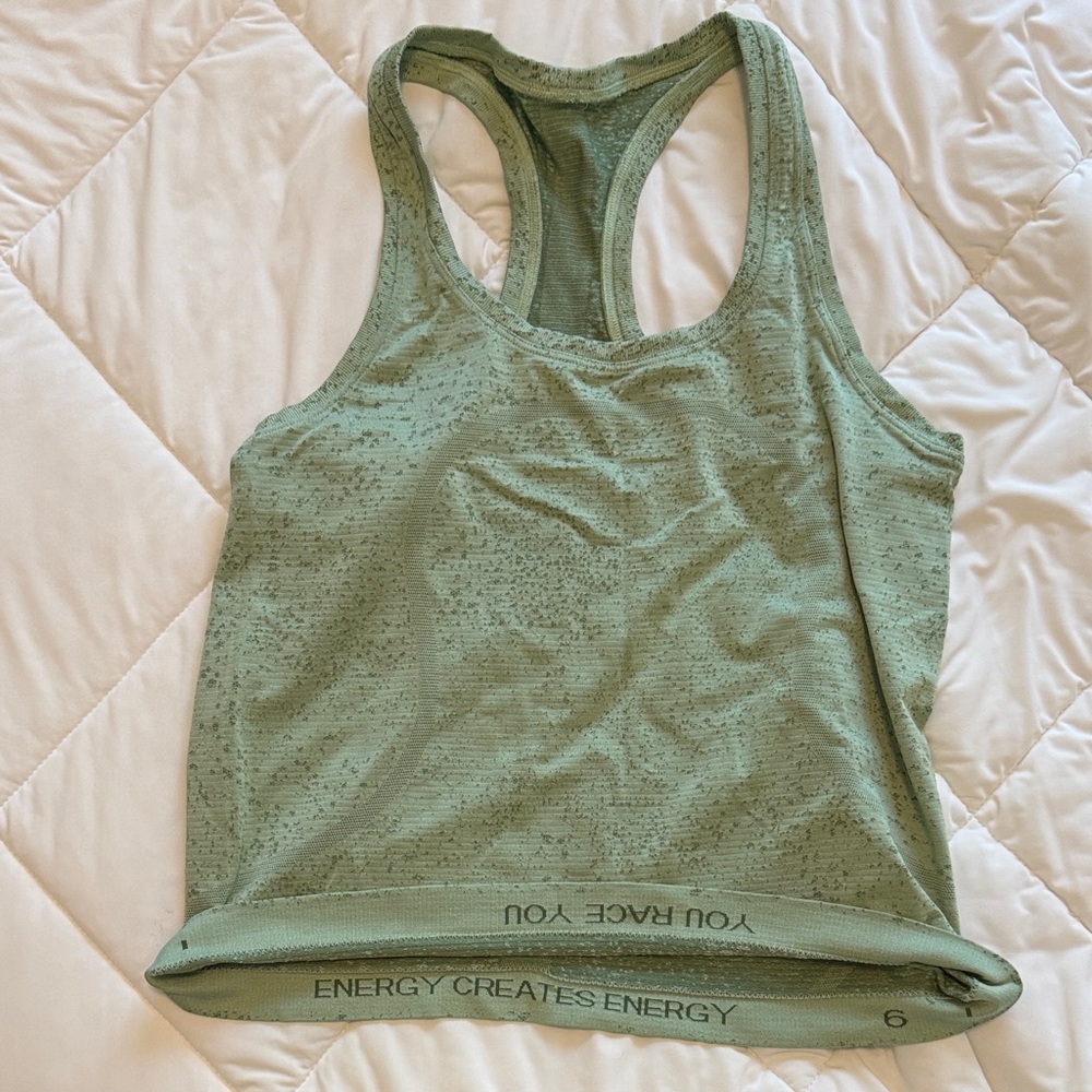 lululemon athletica Green Tank Top